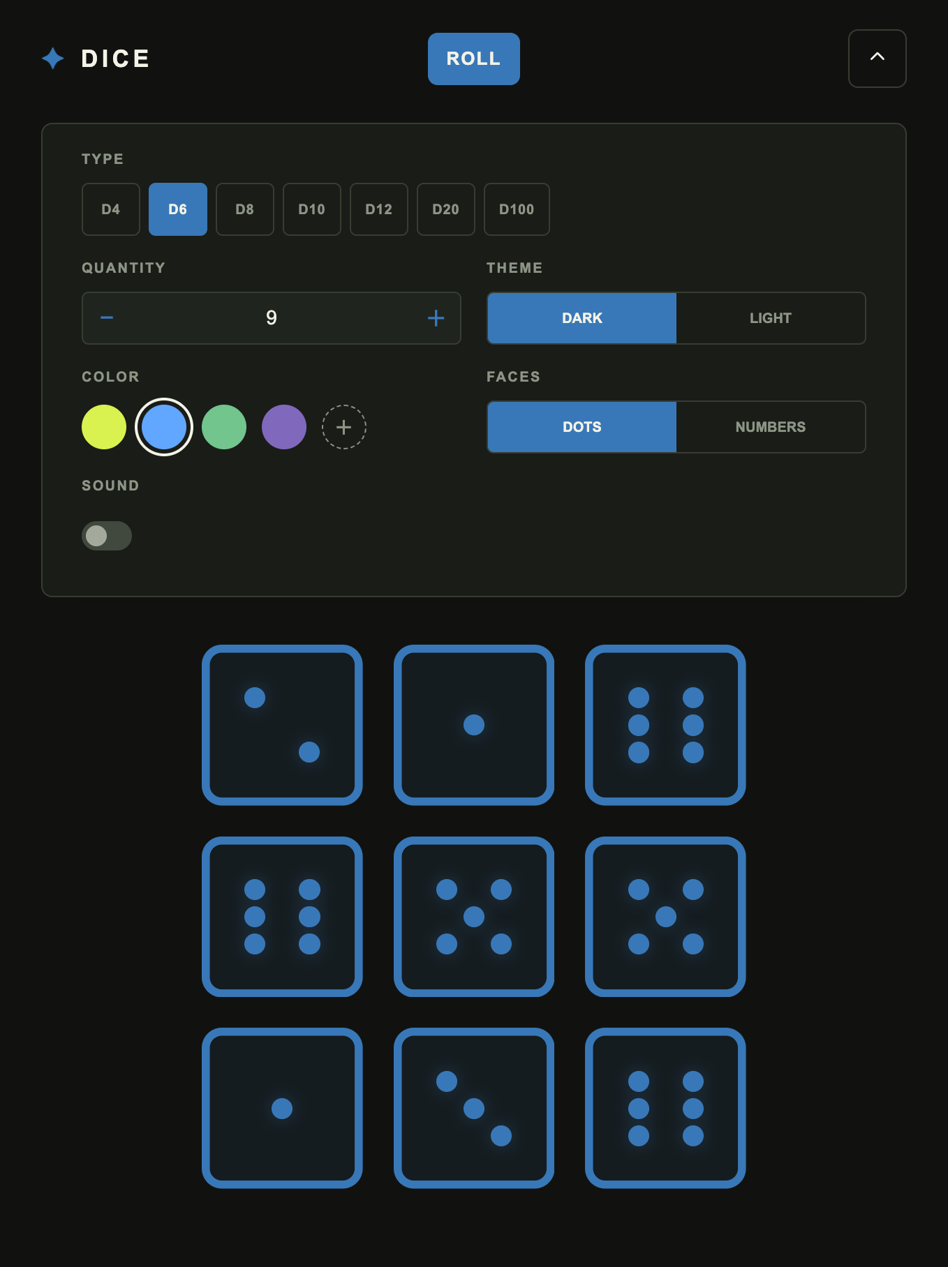 dice screenshot